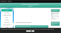 Desktop Screenshot of ferme-equestre-malafretaz.com